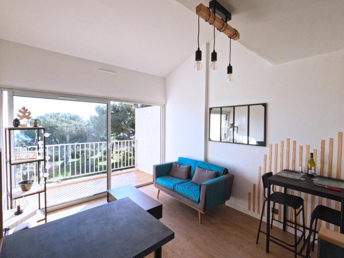 Appartement Hyeres - Costebelle Duplex Vue Mer Balcon Residence Privee Parking - Marie Caroline Extérieur photo